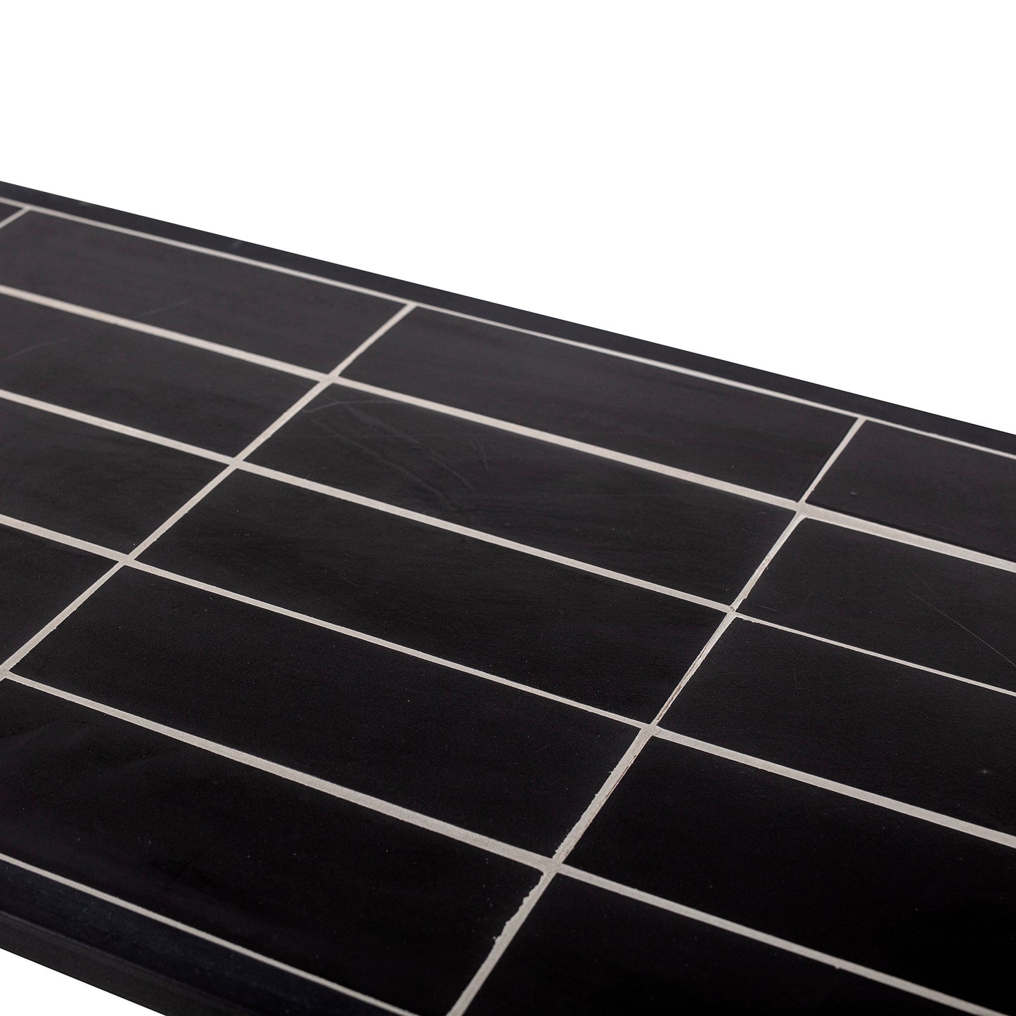 Mesa consola June - Negro/Piedra