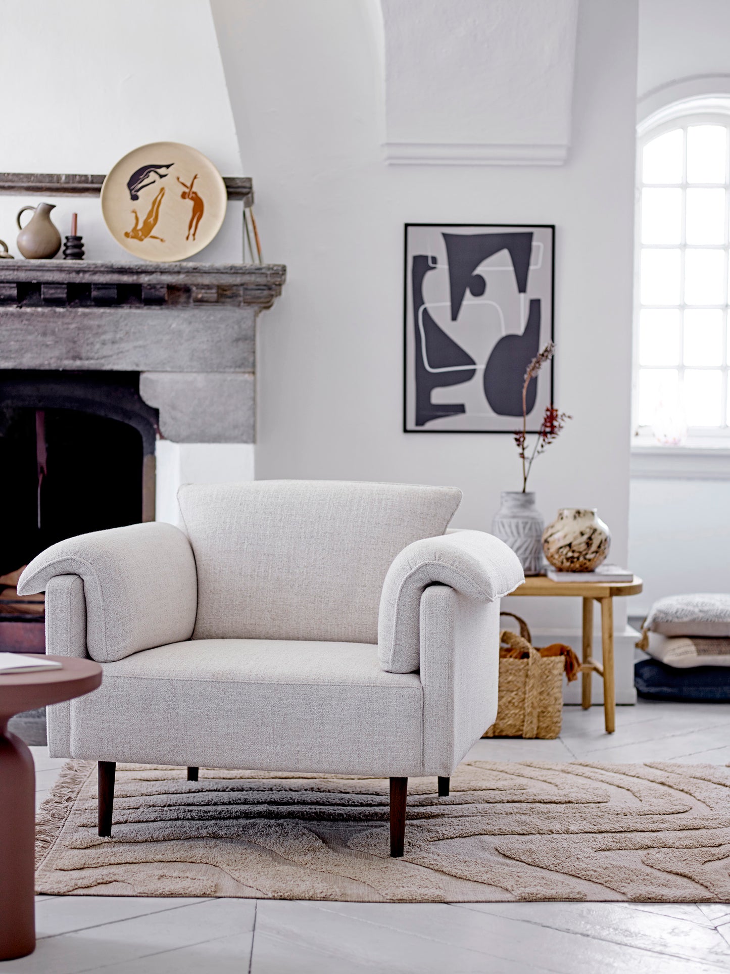 Chesham Lounge Chair - White
