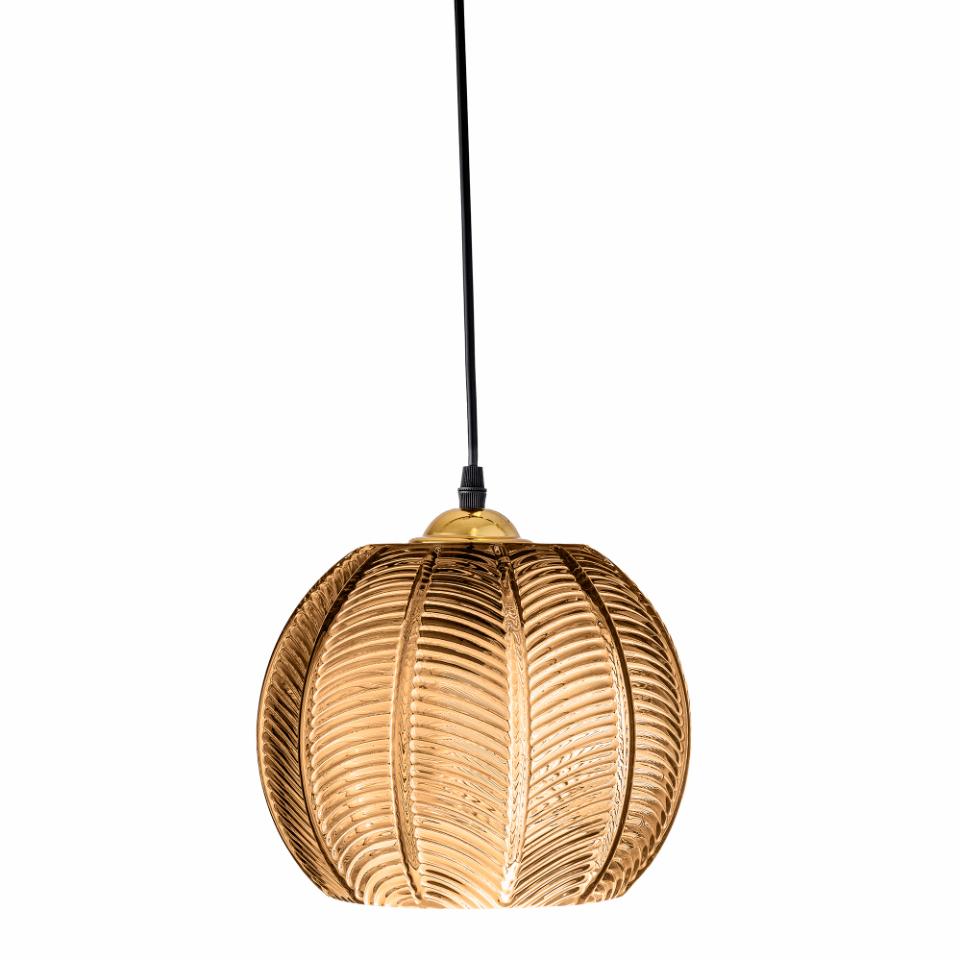 Lámpara colgante Adar 2 piezas Ø22 cm - Marrón