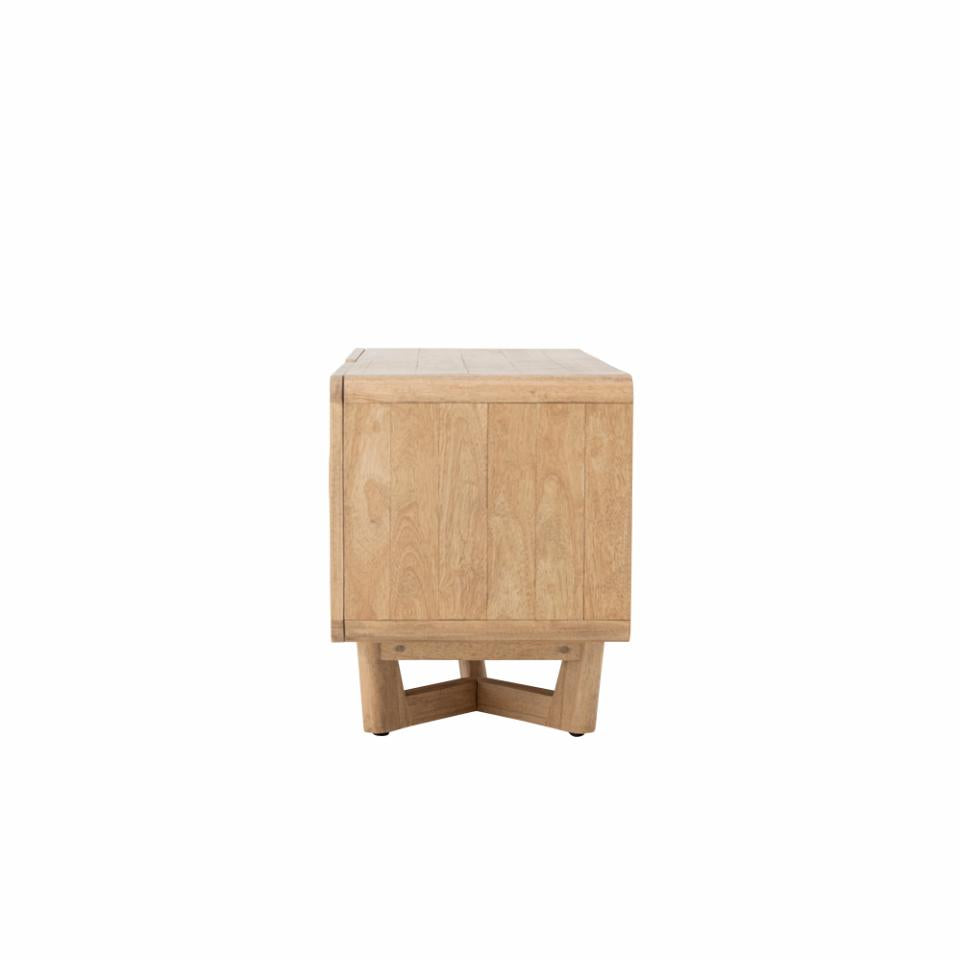 Serrone Cabinet - Nature / Rubberwood