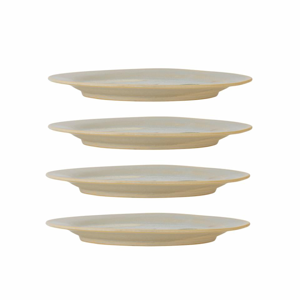 Hadden Plate Ø21 cm - Set of 4 - Lemon
