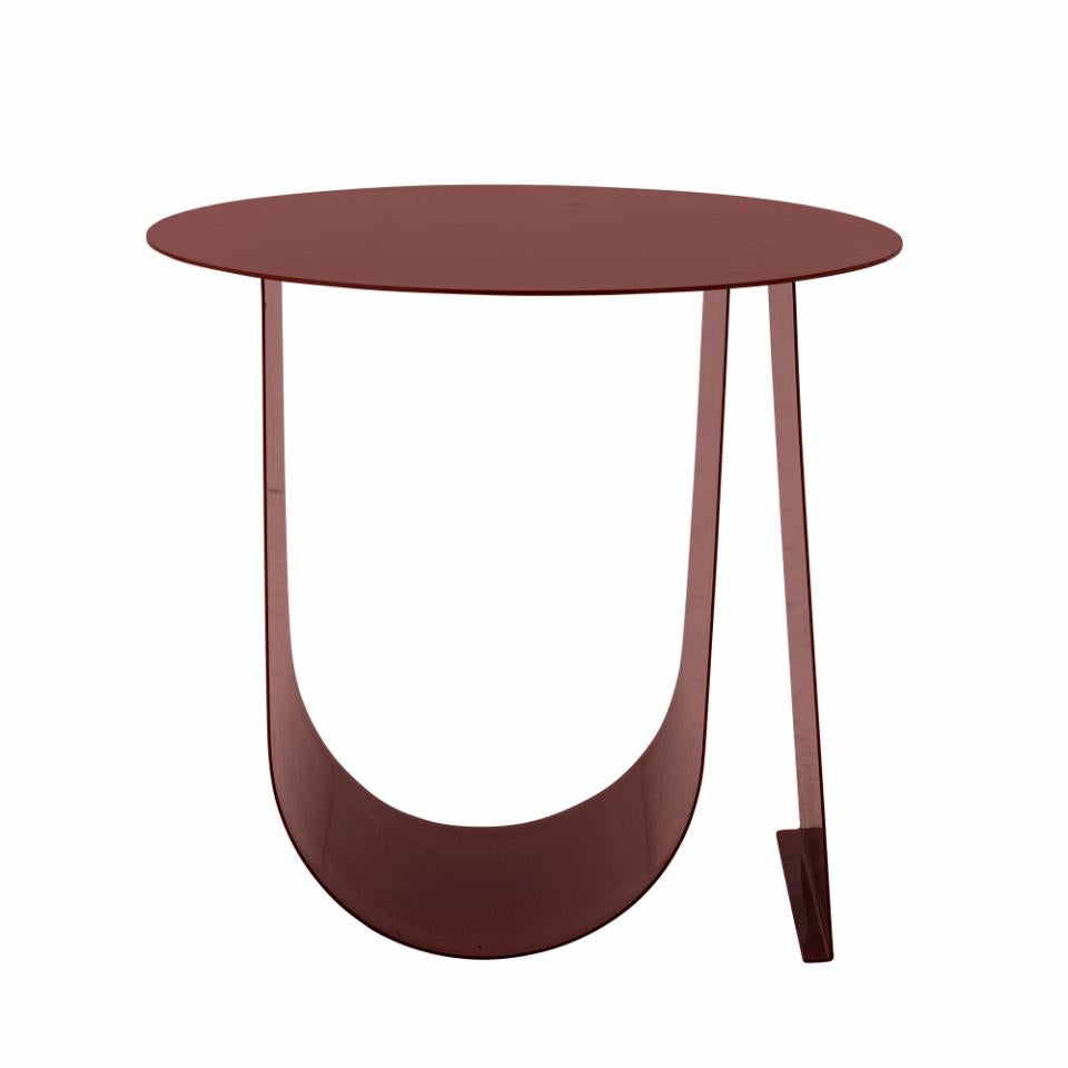 Cher Side Table - Red / Metal