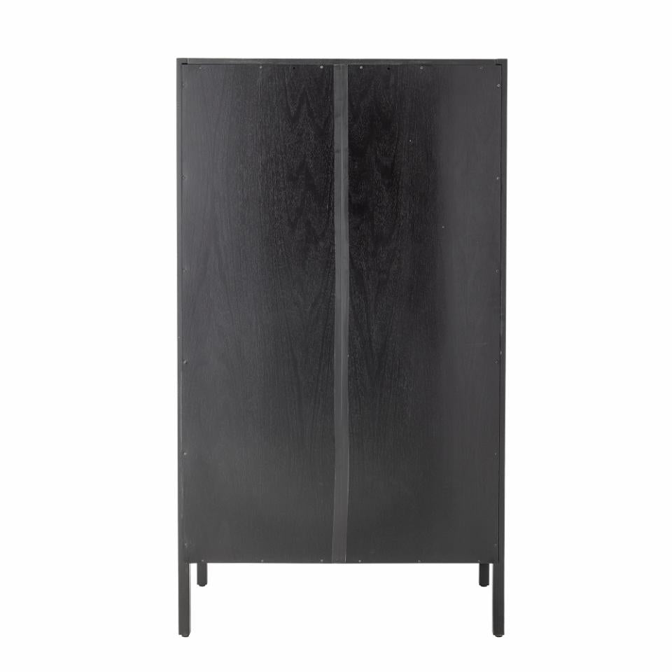 Marikka Cabinet - Black / Mahogany