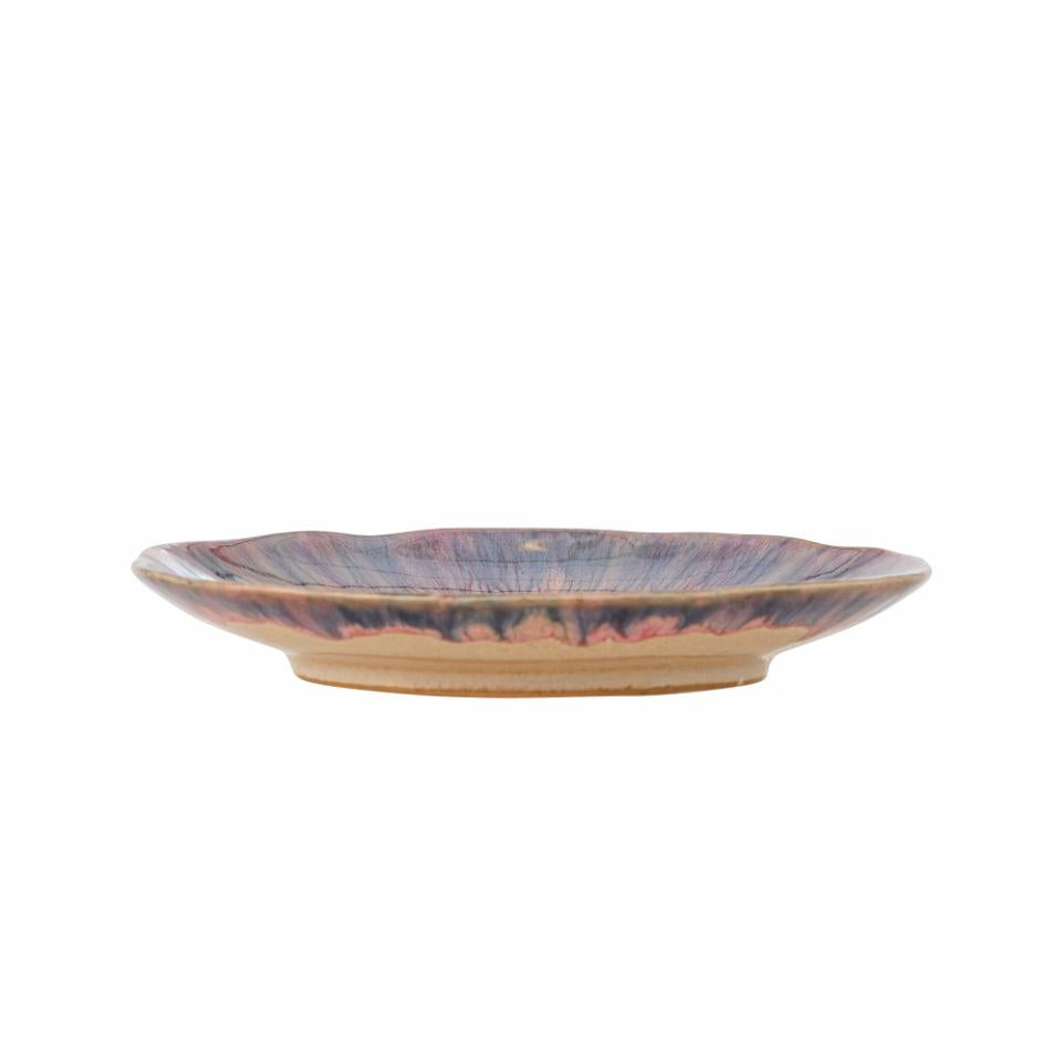 Imogen Plate Ø16,5 cm - Set of 6 - Blue/Brown