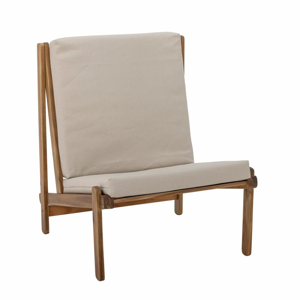 Gani Lounge Chair - Nature / Acacia
