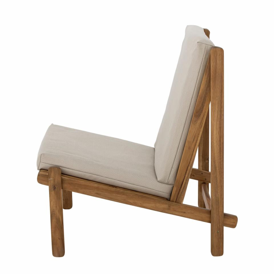 Gani Lounge Chair - Nature / Acacia