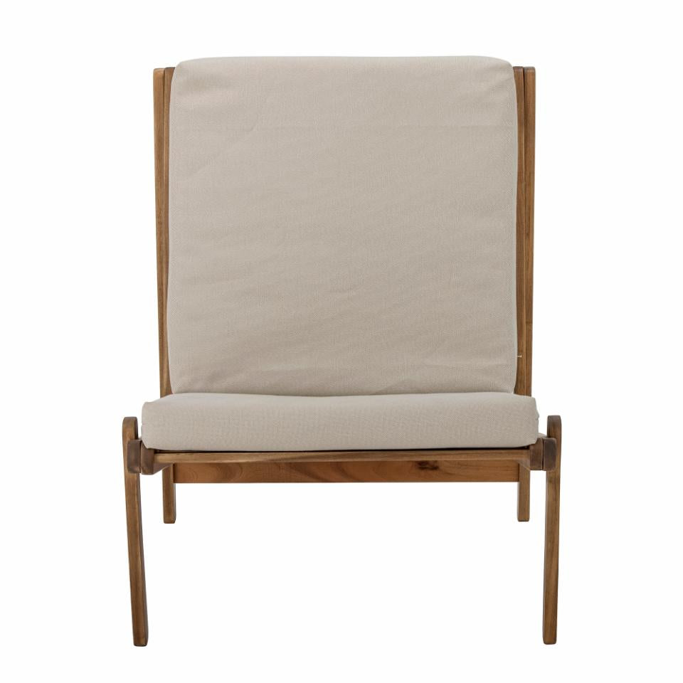Gani Lounge Chair - Nature / Acacia