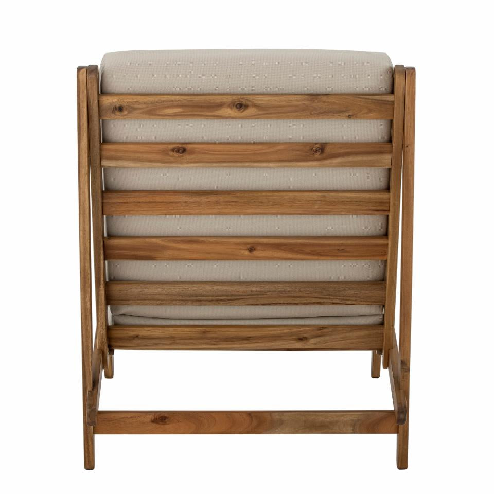 Gani Lounge Chair - Nature / Acacia