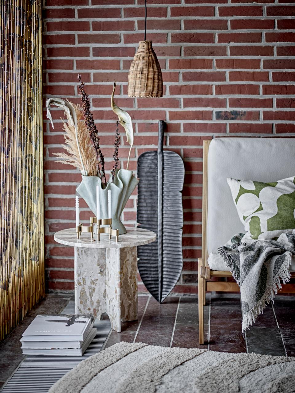 Gani Lounge Chair - Nature / Acacia