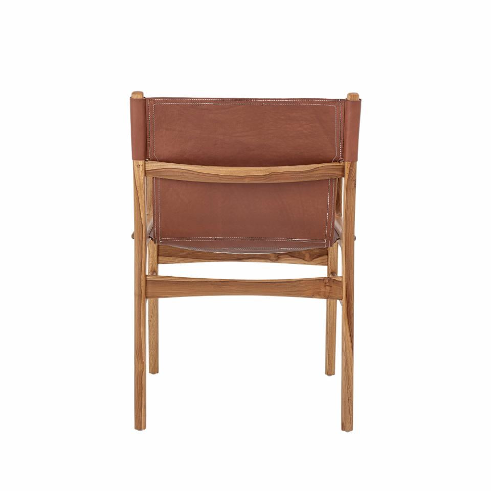 Sillón Ollie - Marrón / Cuero