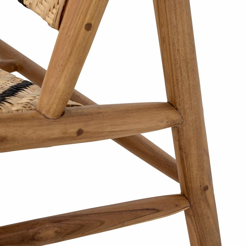 Lennox Lounge Chair - Nature / Teak