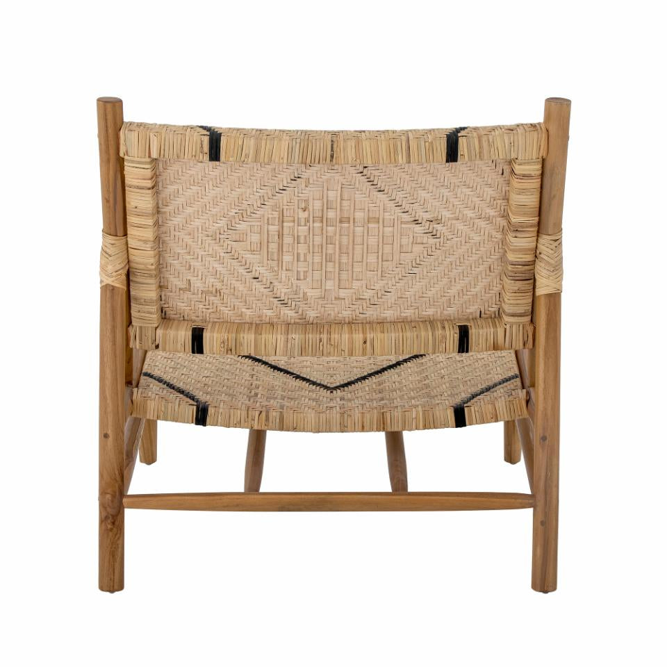 Lennox Lounge Chair - Nature / Teak