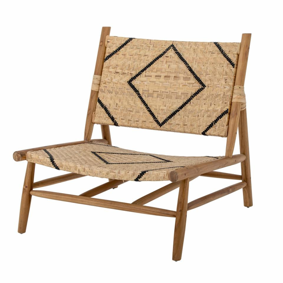 Lennox Lounge Chair - Nature / Teak