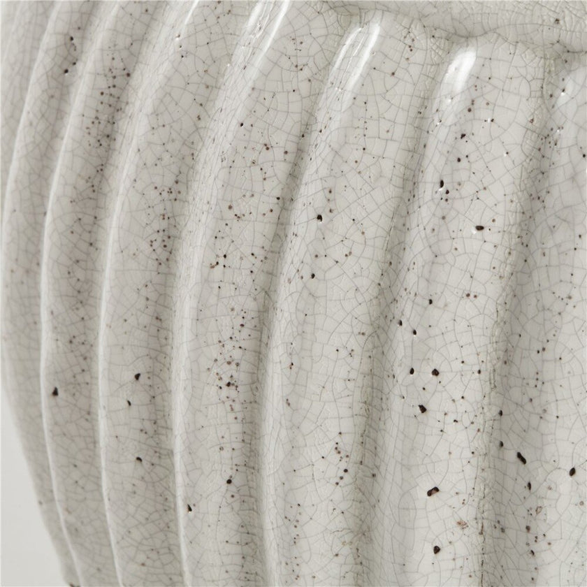Catinia flower pot H16 cm - white