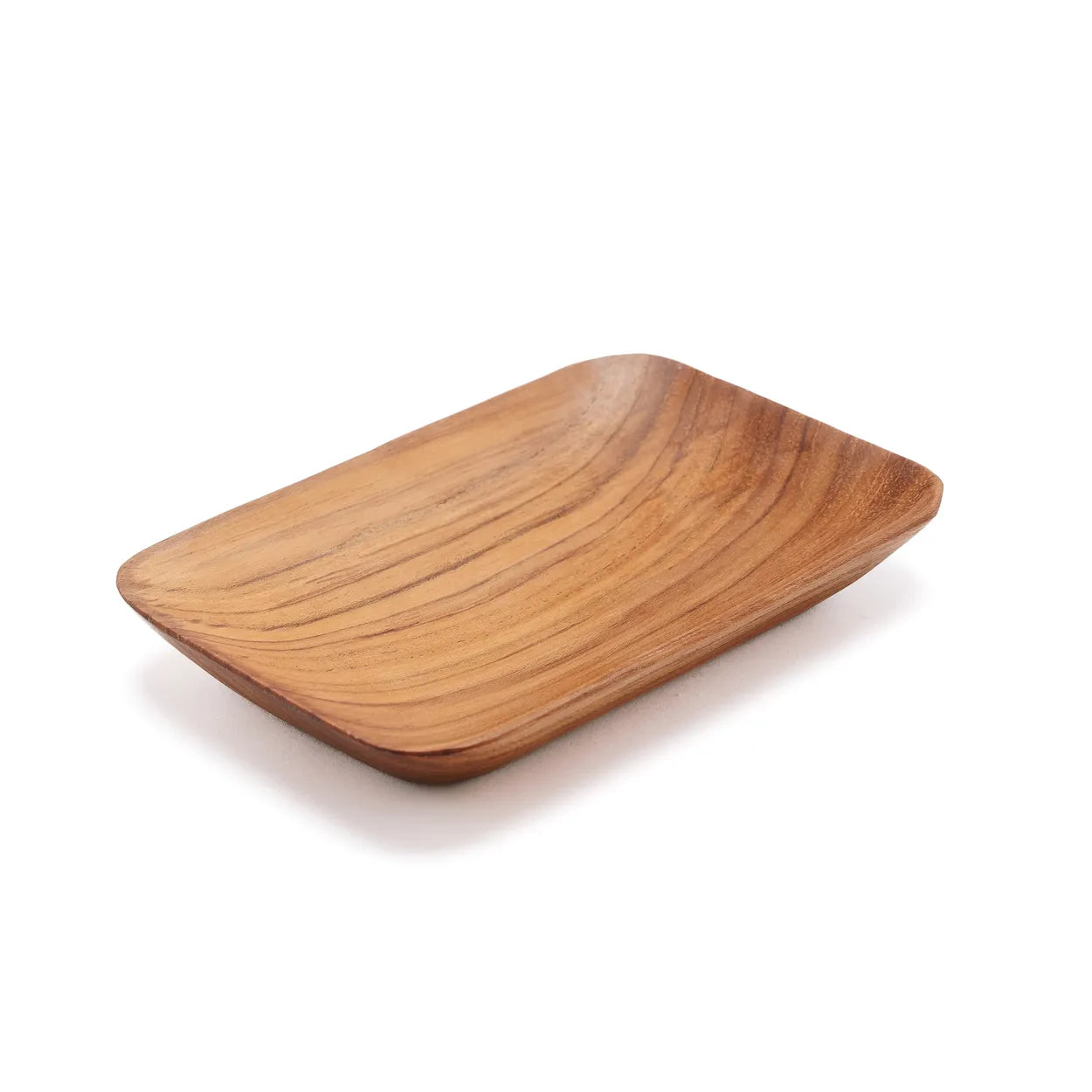 Guarnición de raíz de teca - Rectangular