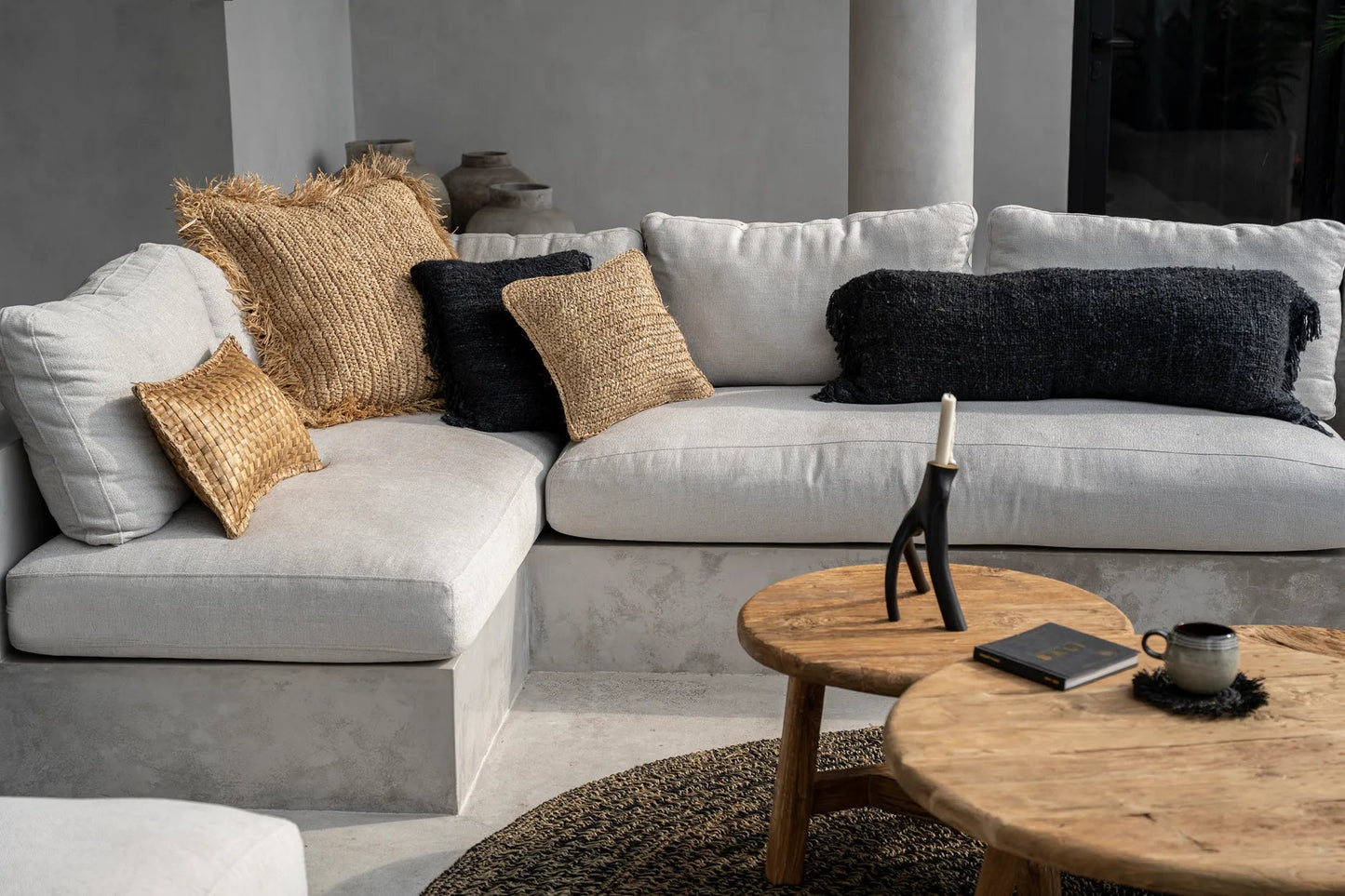 Funda de cojín The Oh My Gee - Negro Marino - 40x40