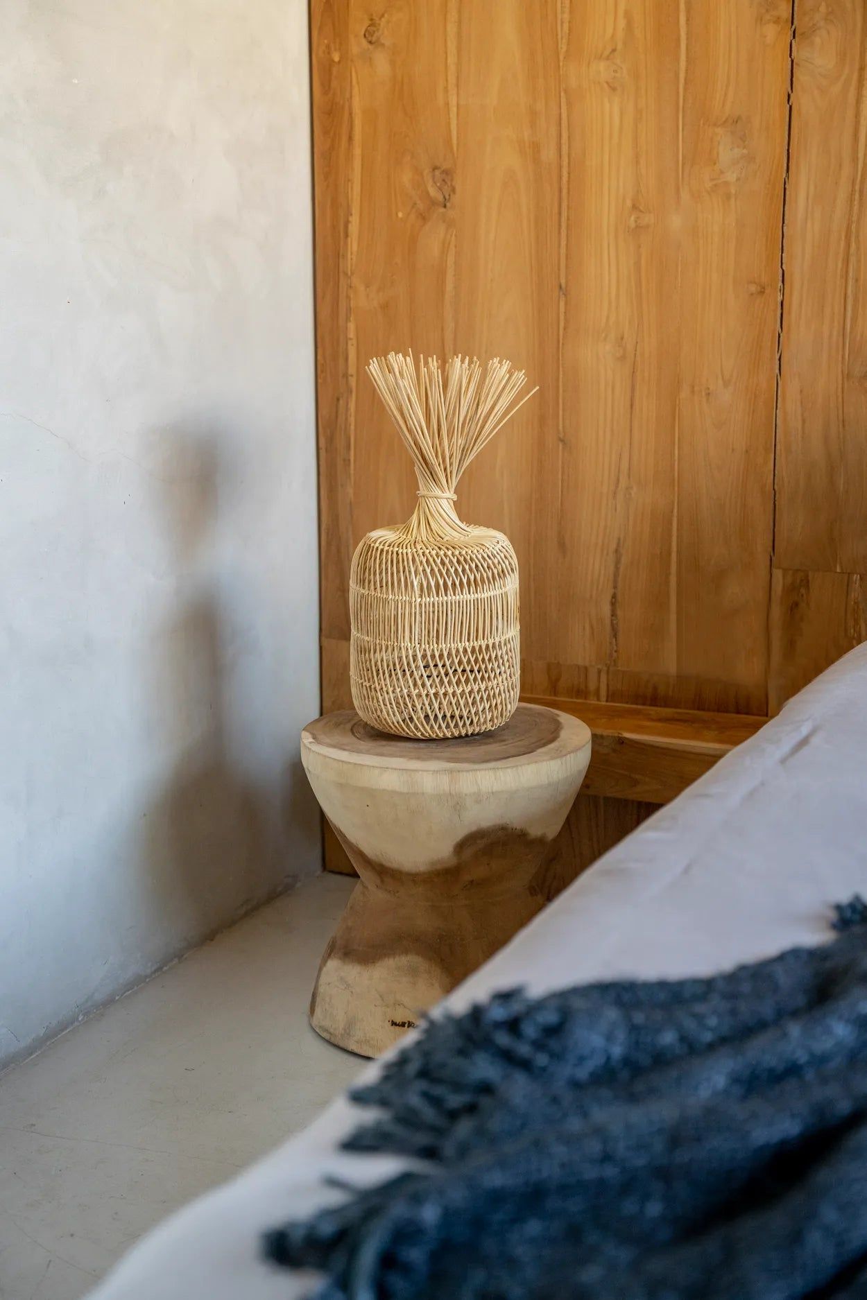 Lámpara de pie The Dumpling - Colgante - Natural - S