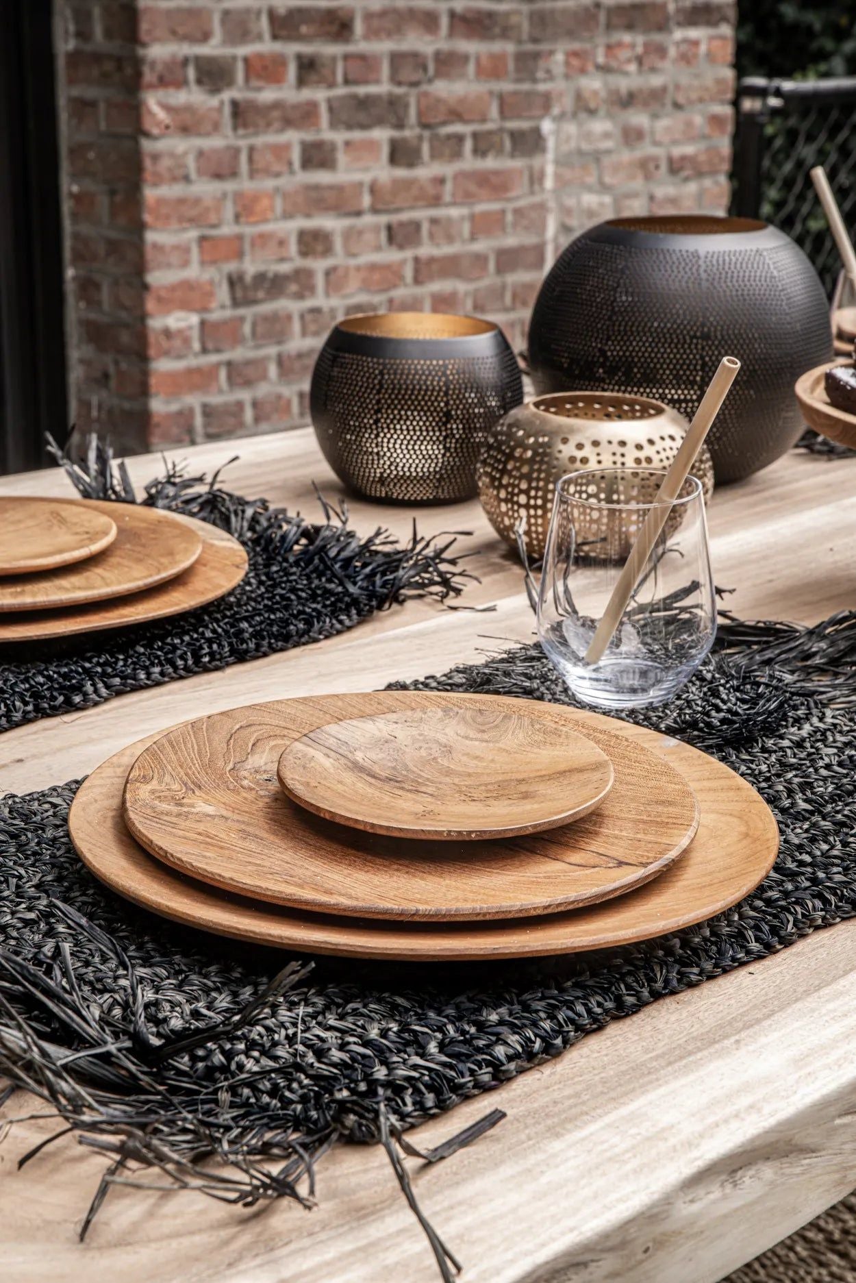 The Teak Root Round Plate - XL