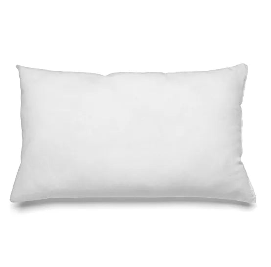 Cojín interior rectangular blanco - 30x60