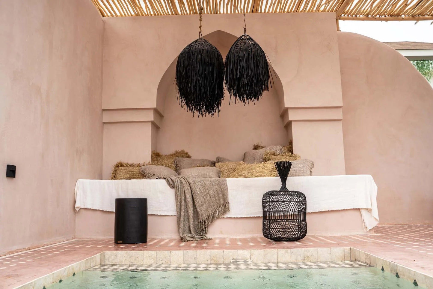 Taburete The Tribe - Negro Natural