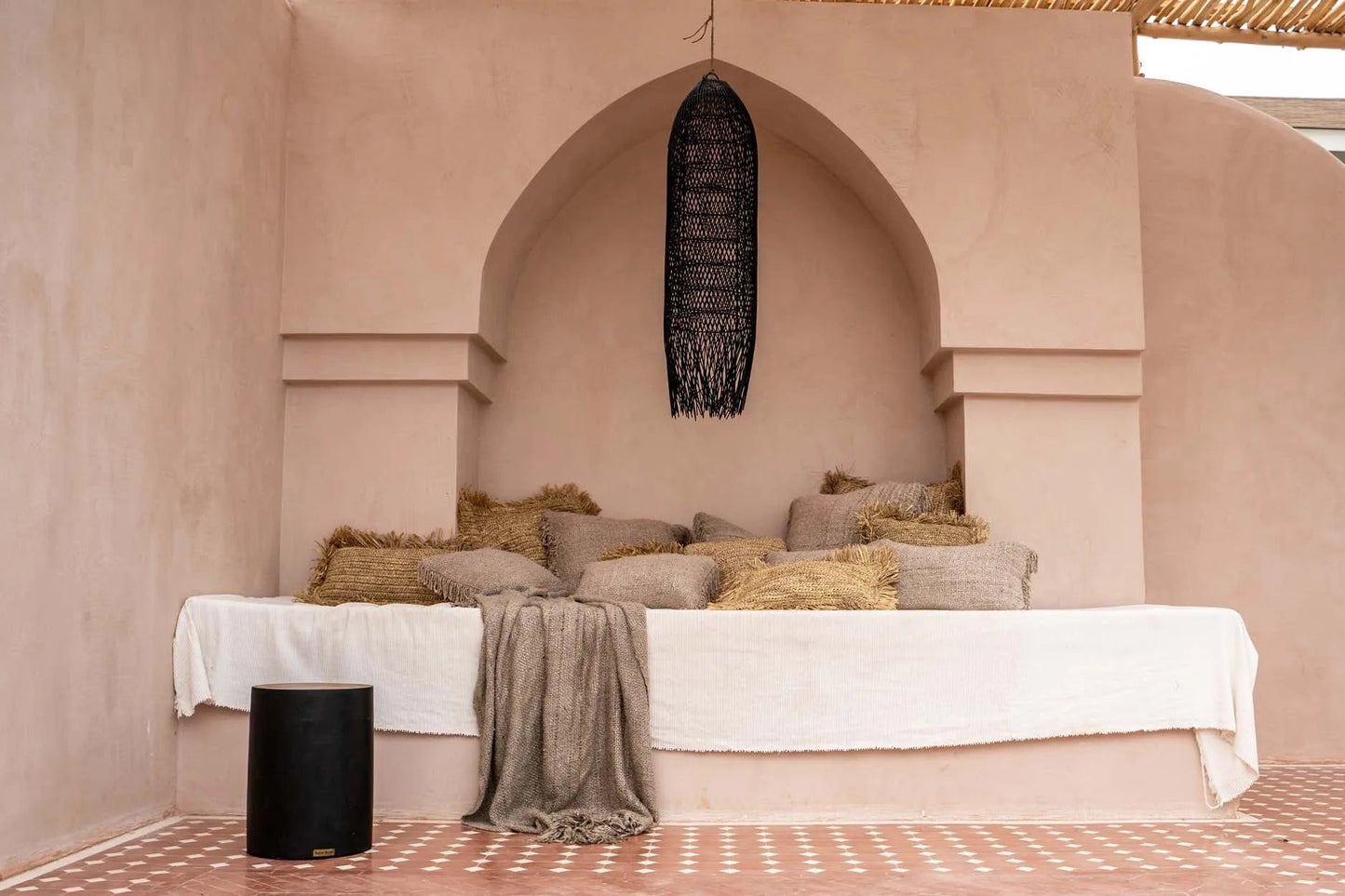 Taburete The Tribe - Negro Natural