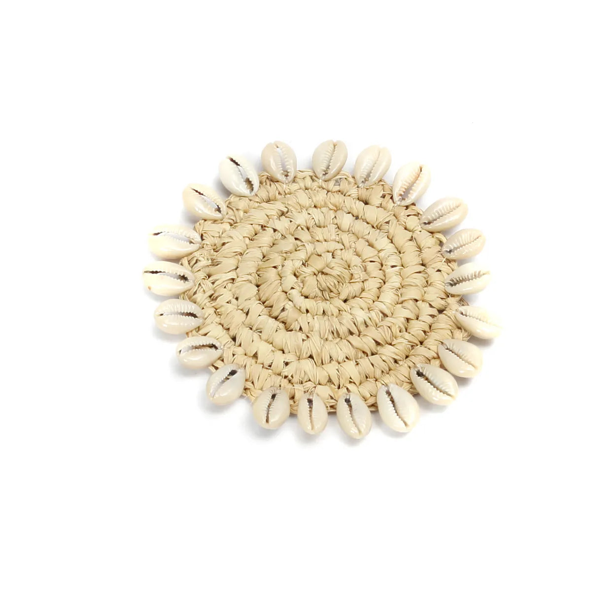 Posavasos The Raffia Shell - Natural
