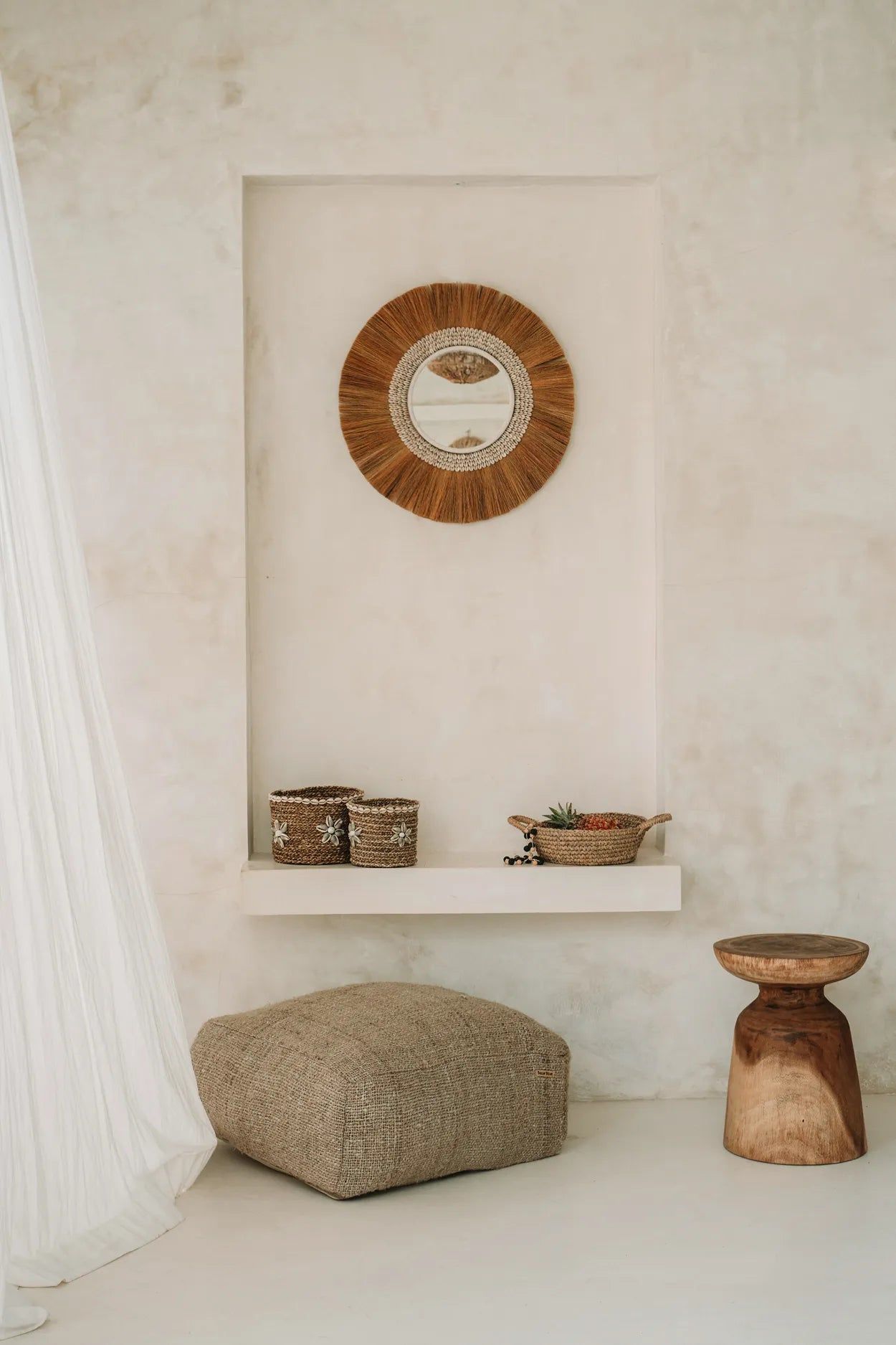 The La Paloma Mirror - Natural - M