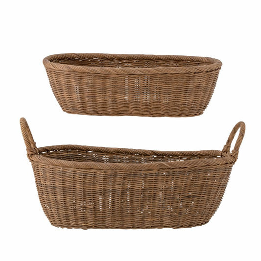 Selma Basket Set of 2 - Brown