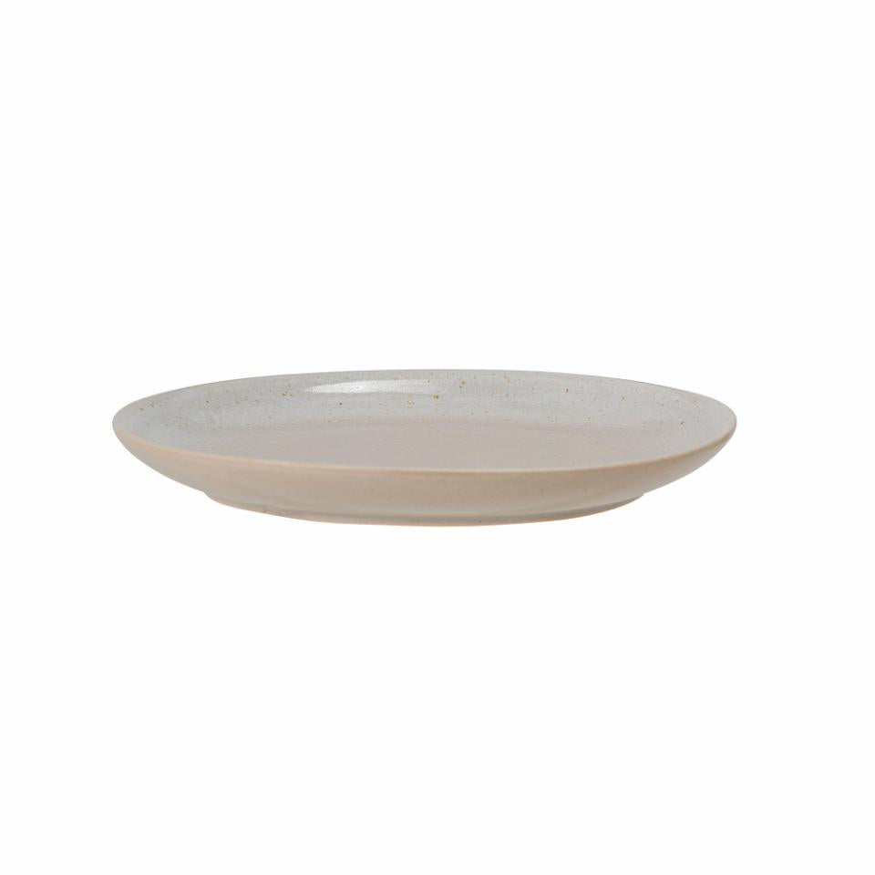 Taupe Plate Ø21,5 cm - Set of 6 - Nature