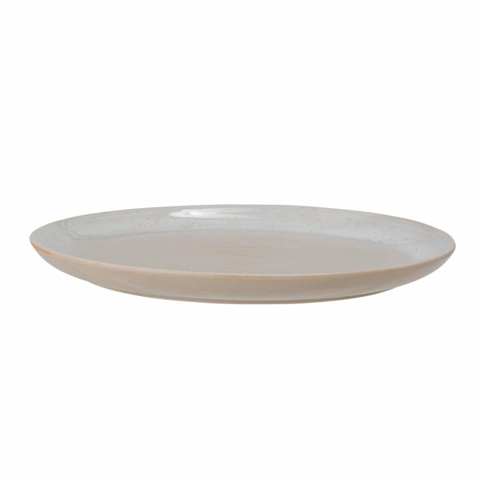 Taupe Plate Ø27 cm - Set of 6 - Nature