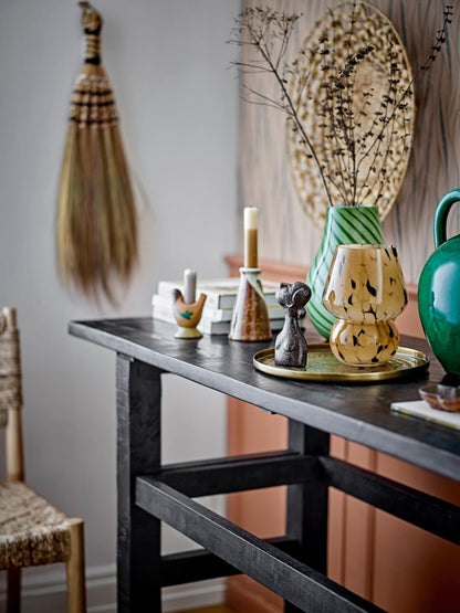 Riber Console Table - Black / Reclaimed Wood