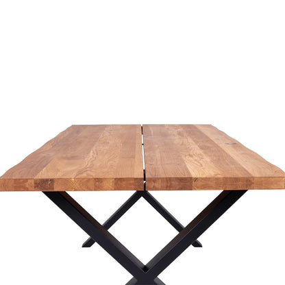 Toulon Dining Table with wavy edge 200x95 cm - Nature