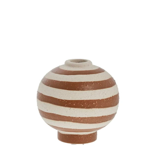 Aniella decoration vase H13,5 cm - golden brown