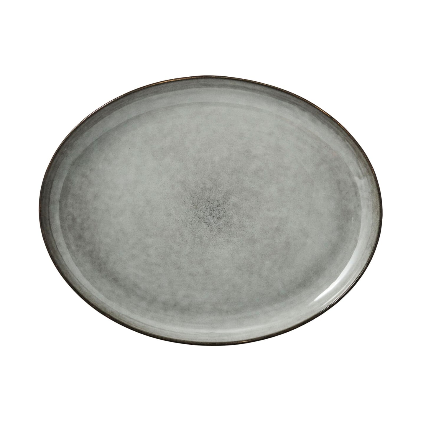 Plato de servir Amera 34x27 cm - gris