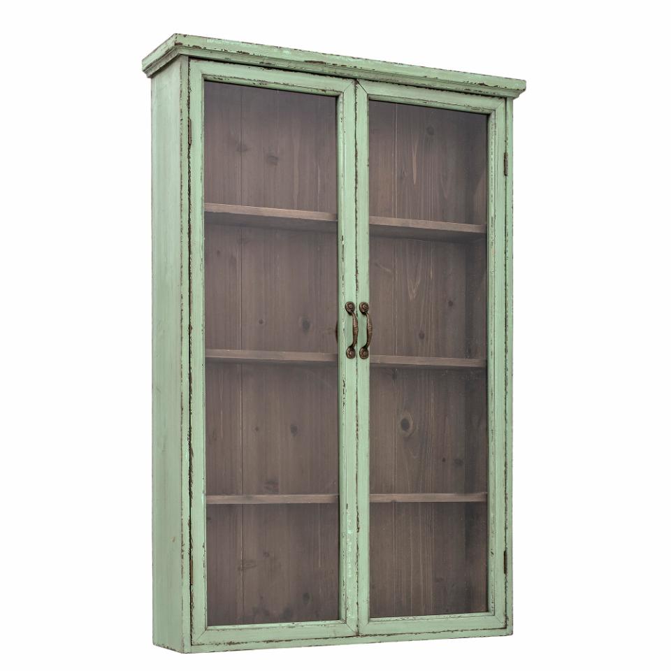 Hazem Cabinet - Green / Firwood