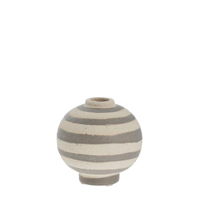 Aniella decoration vase H11 cm - grey