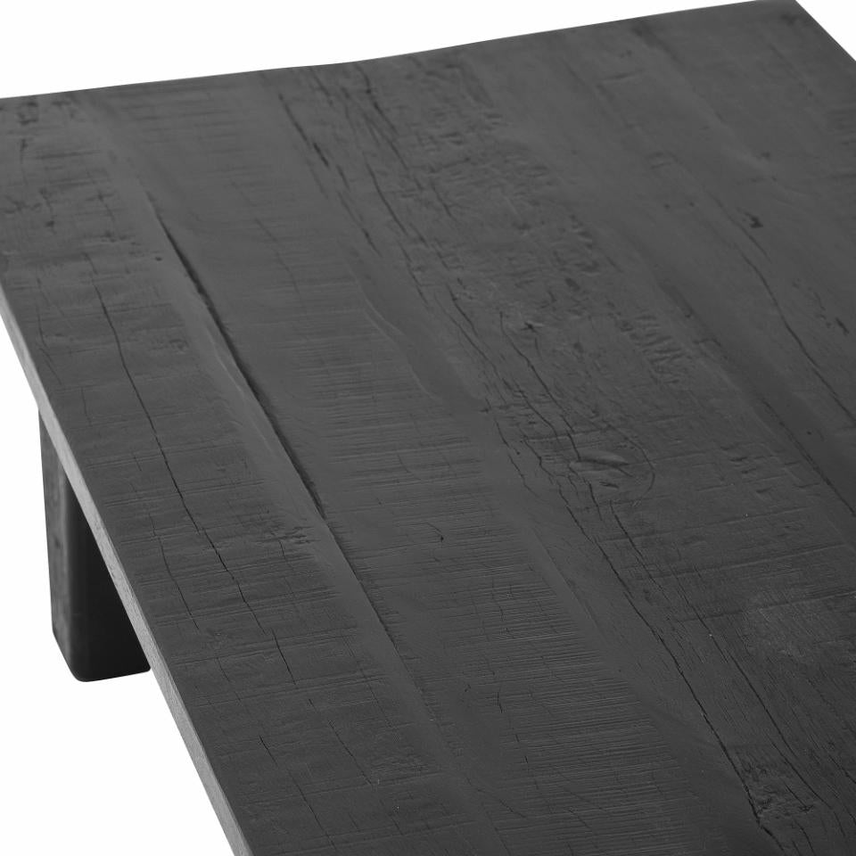 Riber Coffee Table / Bench - Black / Reclaimed Wood