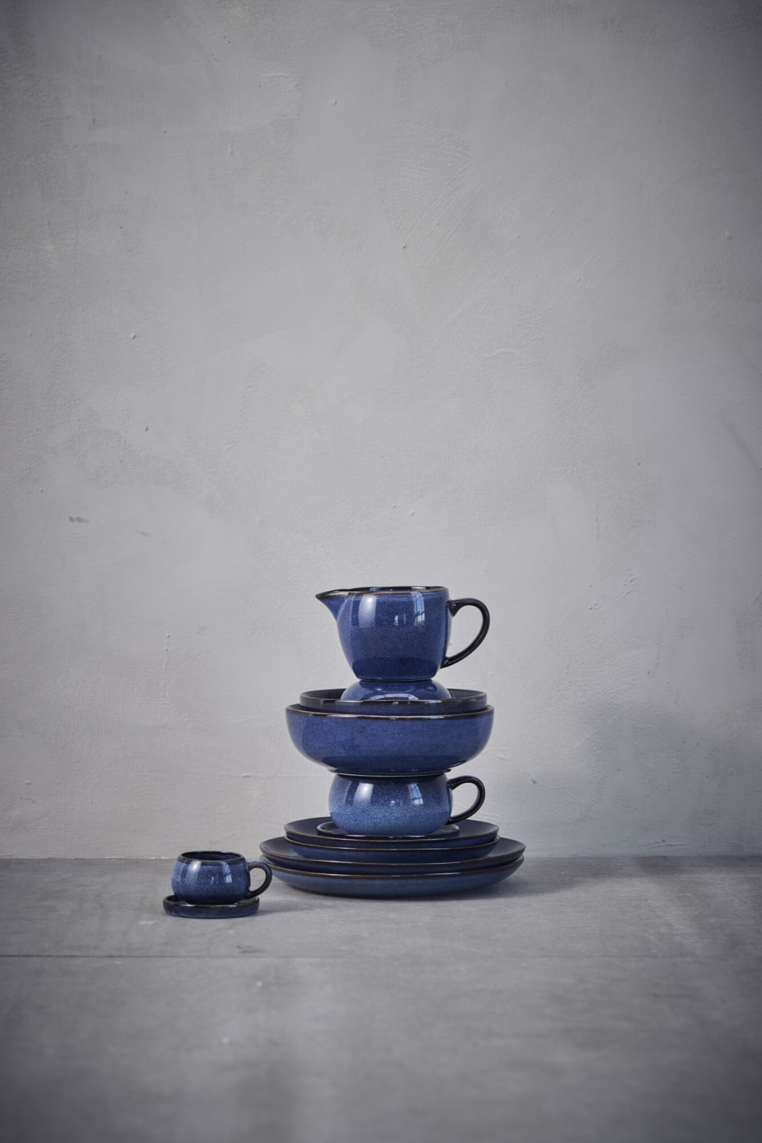 Taza/platillo Amera 40 cl - azul