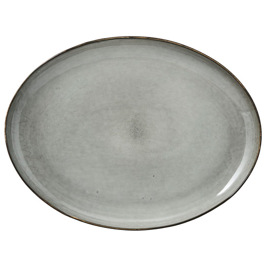 Amera serving plate 40x30 cm - grey