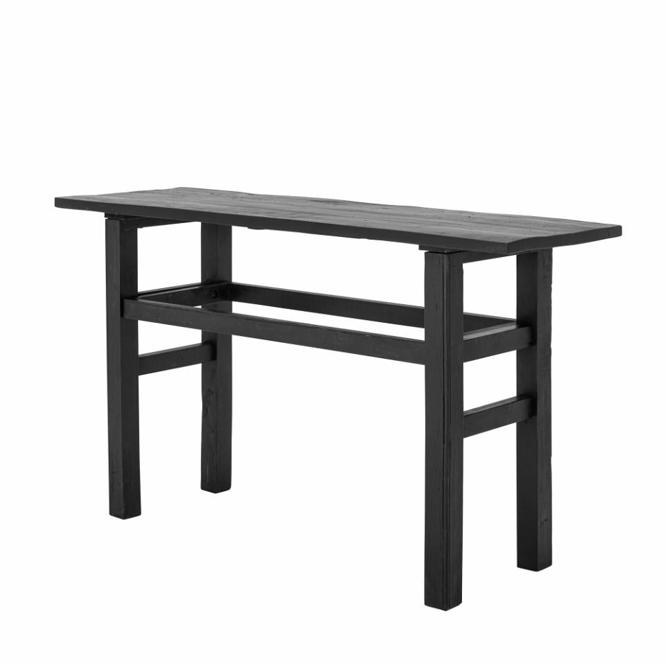 Riber Console Table - Black / Reclaimed Wood