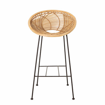 Yonne Bar Chair - Nature / Rattan