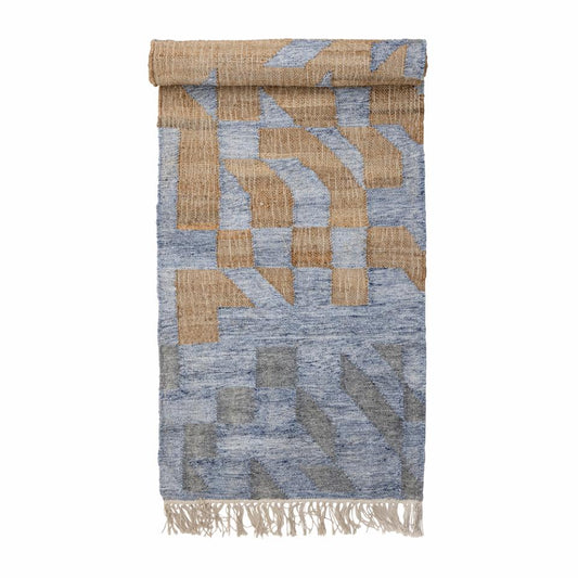 Vikka Rug 245x75 cm - Blue/Brown