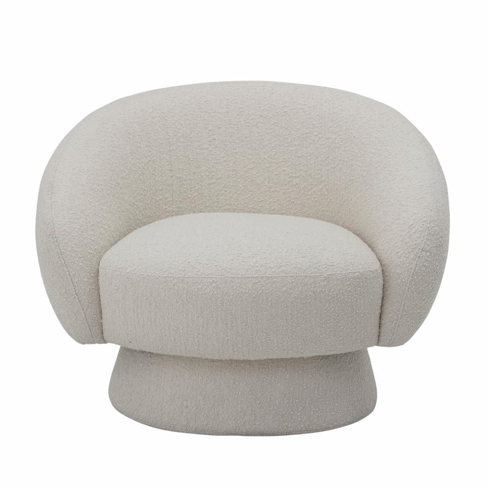 Ted Lounge Chair - White