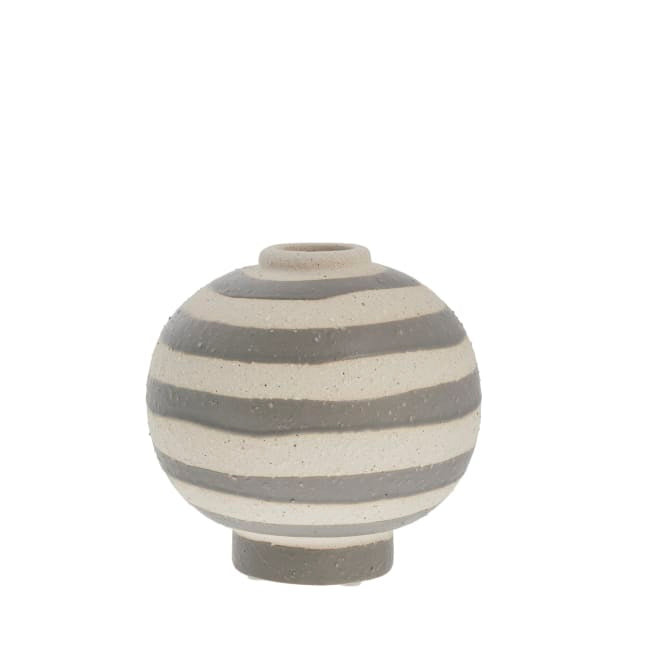 Aniella decoration vase H13,5 cm - grey