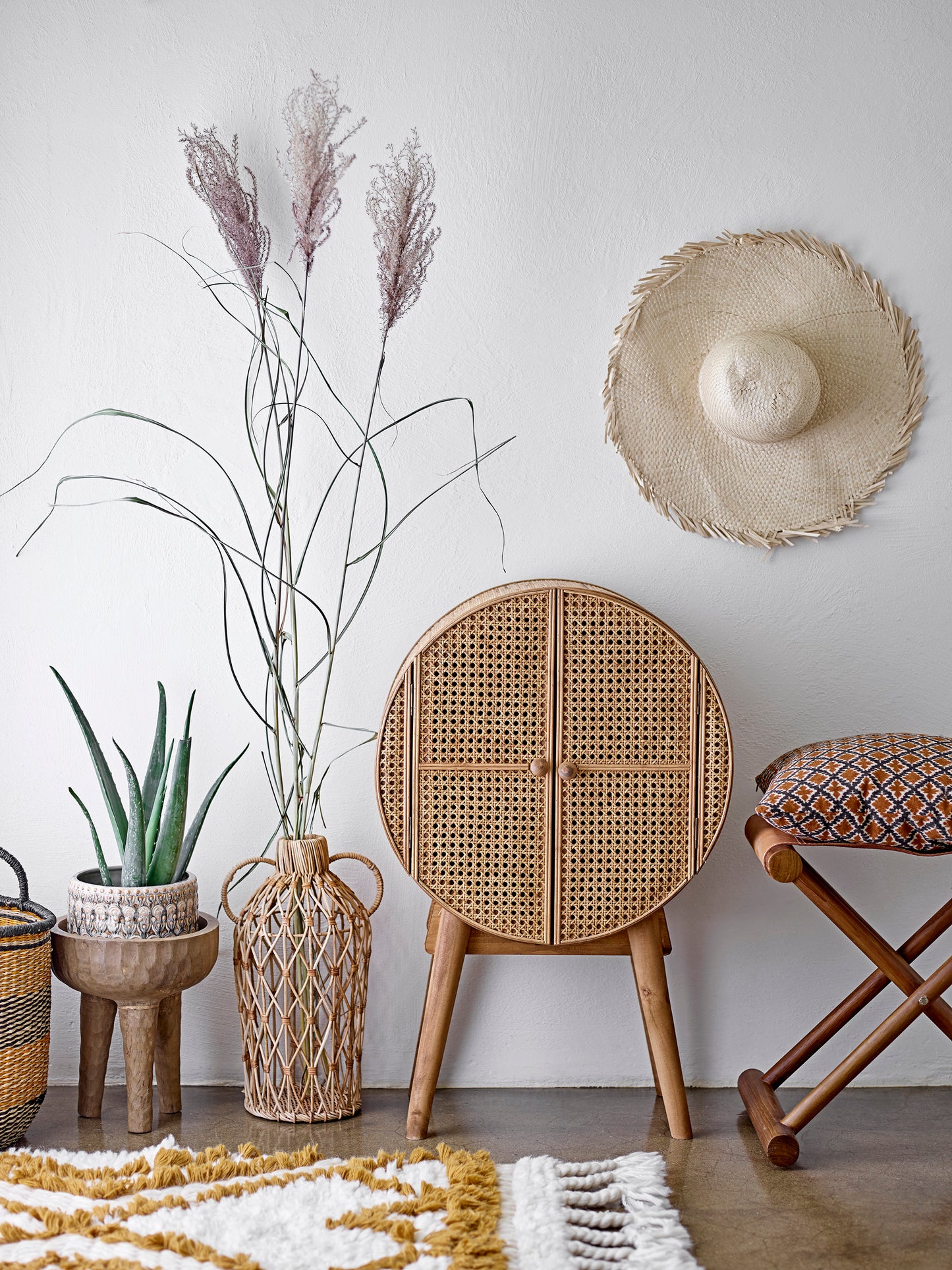 Otto Cabinet - Nature / Rattan