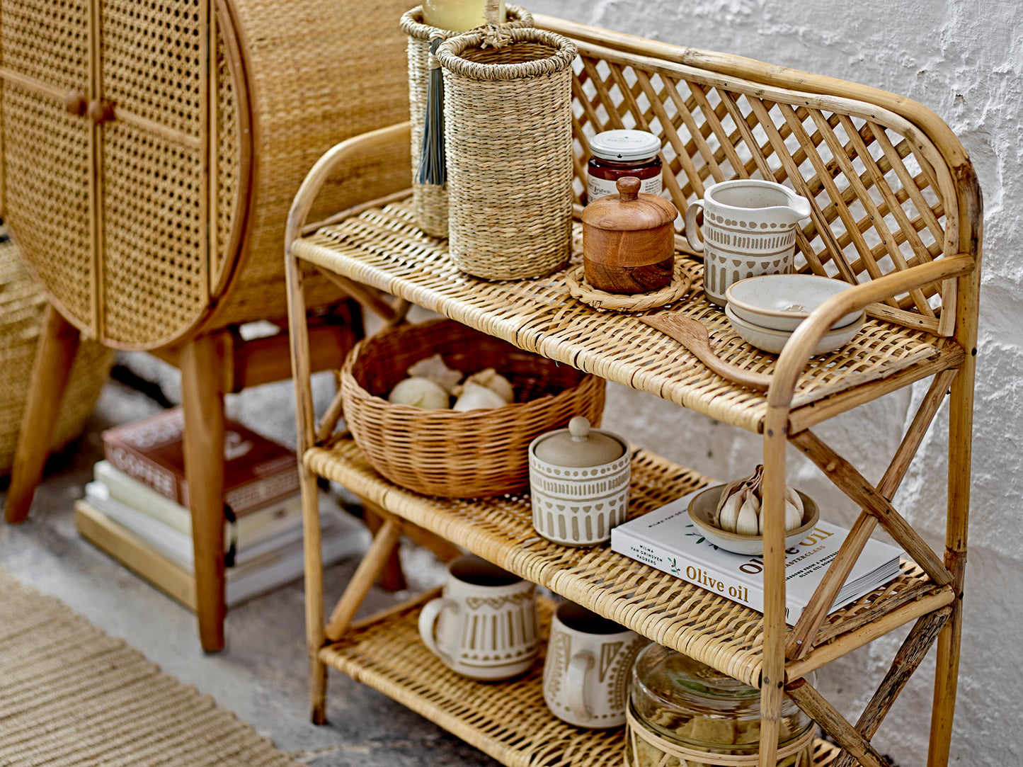 Otto Cabinet - Nature / Rattan