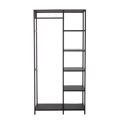 Valde Clothes Rack - Black / Metal