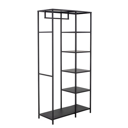 Valde Clothes Rack - Black / Metal