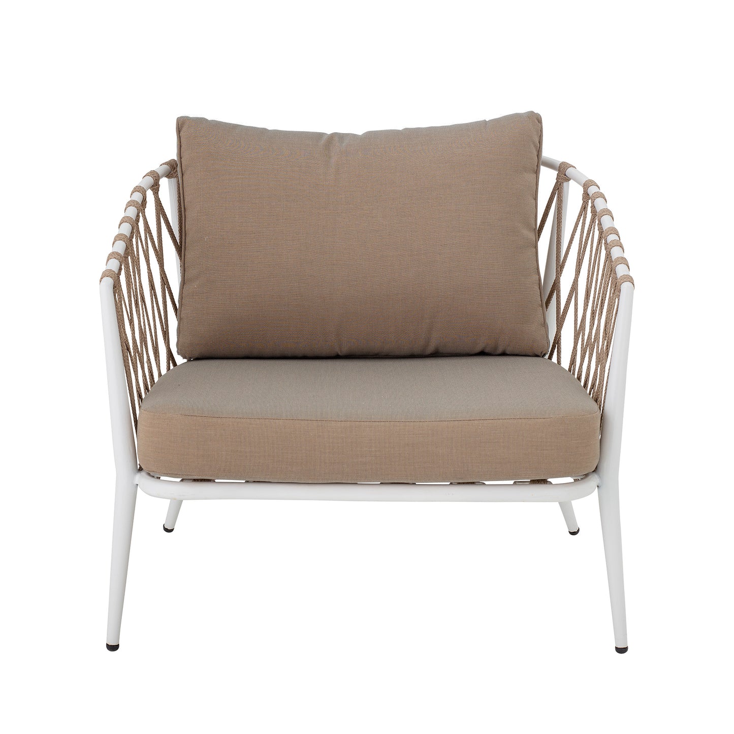 Cia Outdoor Lounge Chair - White / Metal