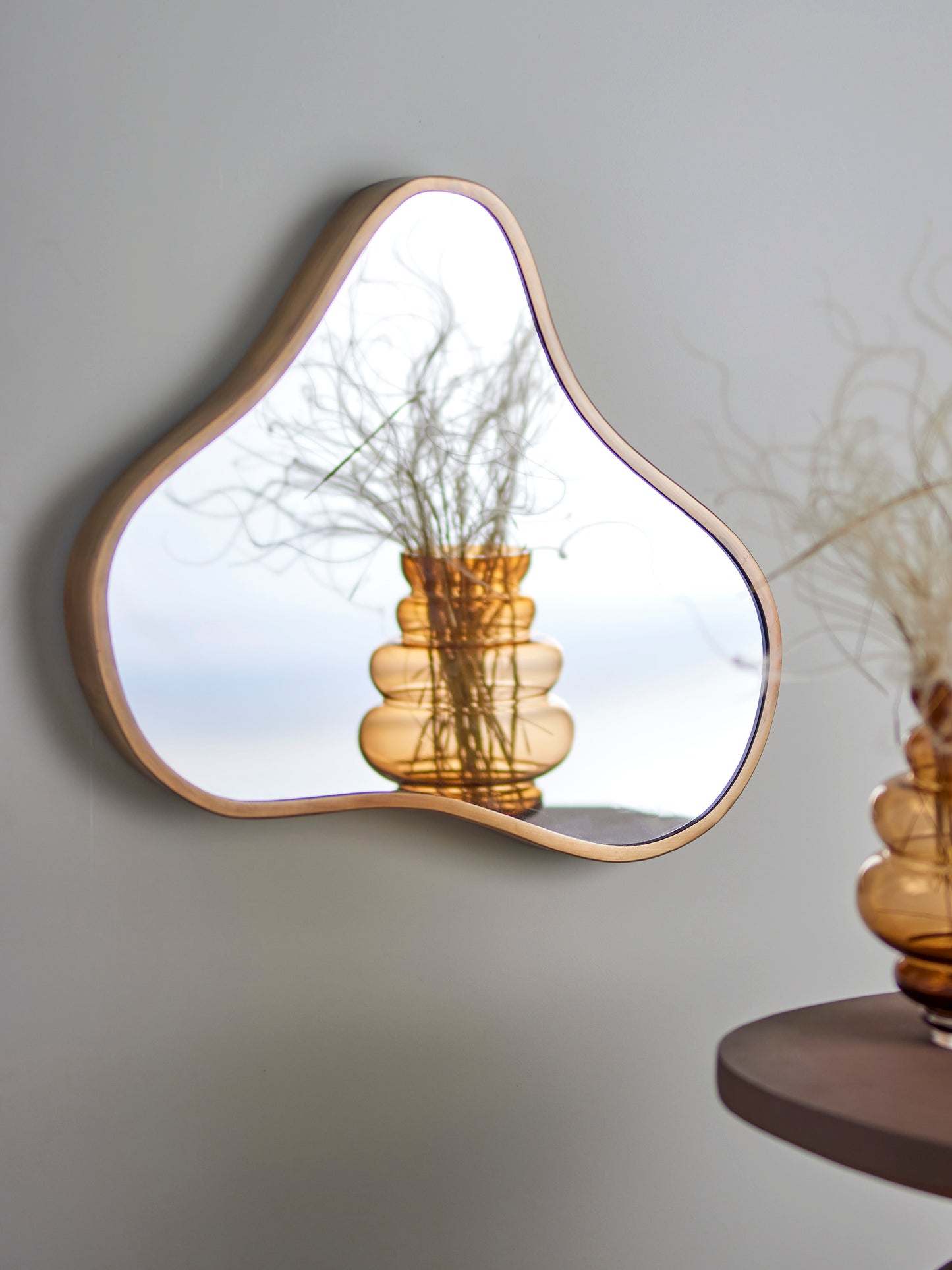 Abigail Wall Mirror - Brass